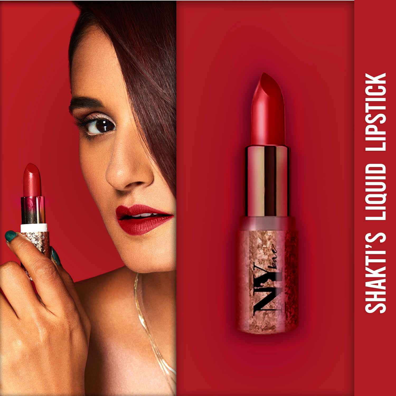 Buy Shakti By NY Bae Creamy Matte Lipstick - Rond 12 | Maroon | Bold Matte Finish | Rich Colour Payoff | Long lasting | Smooth Application | Nourishing | Cruelty & Paraben Free - Purplle