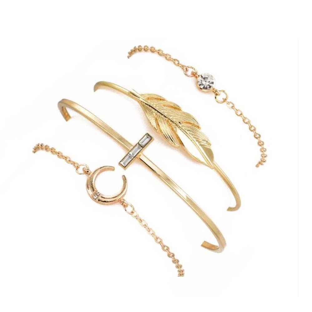 Buy Ferosh Elena 4 Pcs Bracelet Set - Purplle