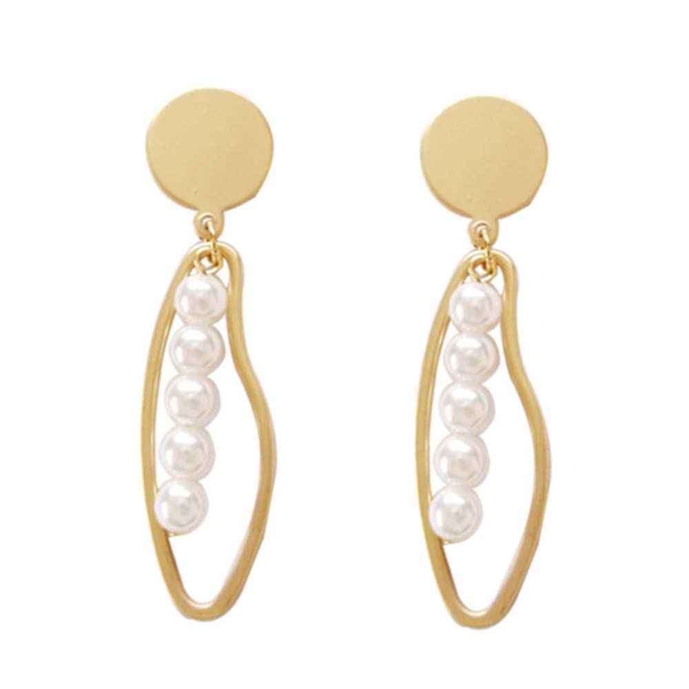 Buy Ferosh Sera Pearl-Drop Gold Earrings - Purplle