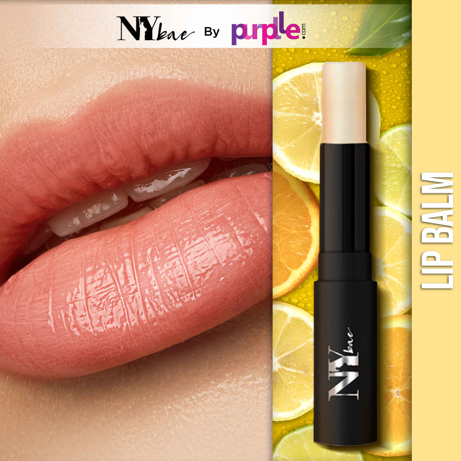 Buy NY Bae Lip Pouting on Broadway Lip Balm - Lemon Lime Poutin' 1 (2.5 g) - Purplle