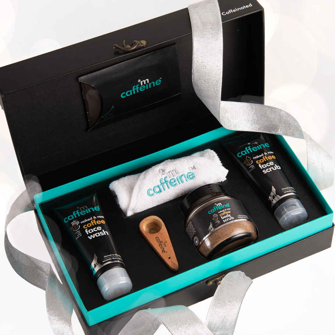 Buy MCaffeine Coffee Moment Skin Care Gift Kit - Premium Rakhi Gift Box, Combo of 5 - Purplle