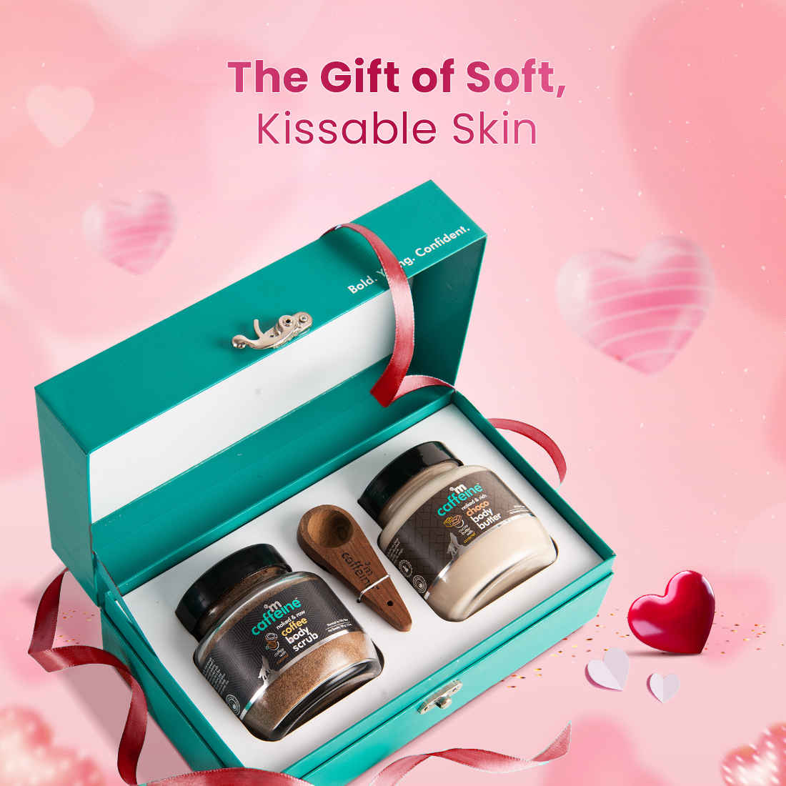 Buy mCaffeine Body Polishing Gift Hamper for Rakhi| Surprise Your Loved Ones with Signature Coffee Body Scrub and Body Butter in a Premium Box ,350 gm - Purplle