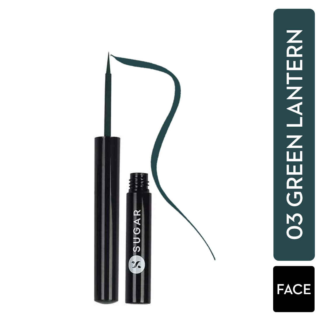 Buy SUGAR Cosmetics - Eye Told You So!- Smudgeproof Eyeliner - 03 Green Lantern - Waterproof Eyeliner With Matte Finish, Lasts Up to 24 hours - Purplle