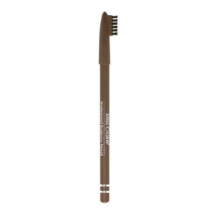 Buy Miss Claire Waterproof Eyebrow Pencil, Light Brown - Purplle