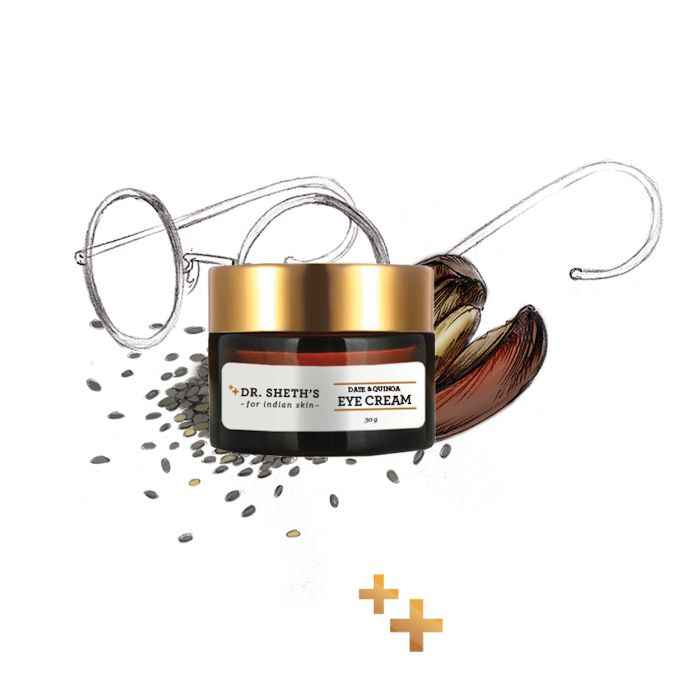 Buy Dr. Sheth's Date & Quinoa Under Eye Cream (14 g) - Purplle