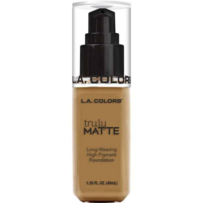 Buy L.A. Colors Truly Matte Liquid Foundation-Cafe 40 ml - Purplle
