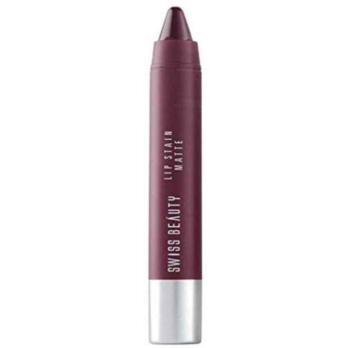 Buy Swiss Beauty Lip Stain Matte Lipstick - 212 Berry (3 g) - Purplle