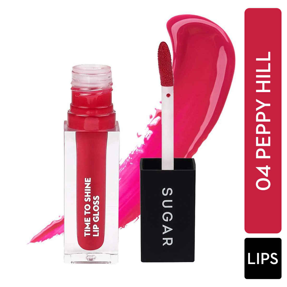 lippy☆ Buy SUGAR Cosmetics Time To Shine Lip Gloss - 04 Peppy Hill