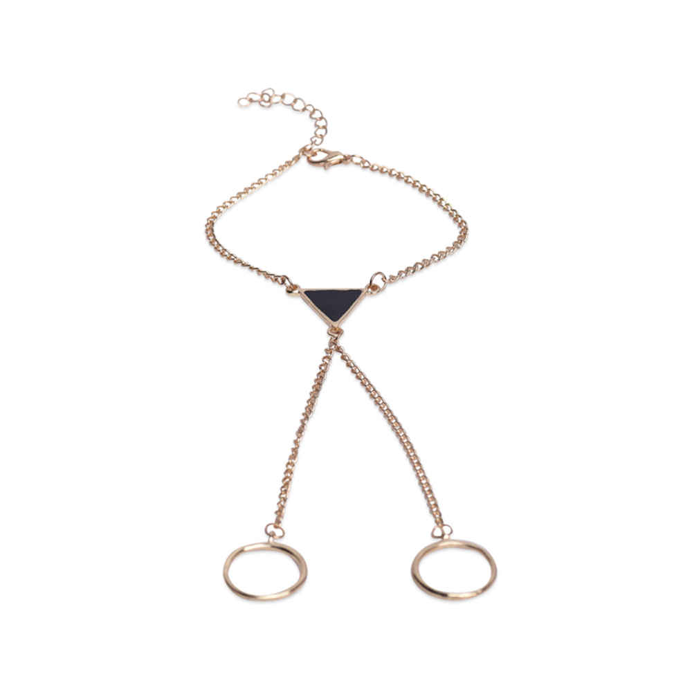 Buy Femnmas Ring Chain Bracelet - Purplle