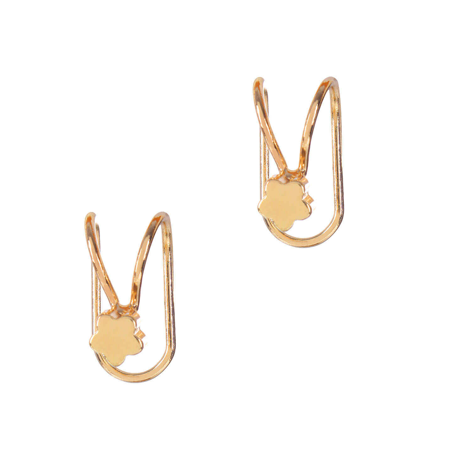 Buy Femnmas Golden Flower Non Pierced EarCuff - Purplle