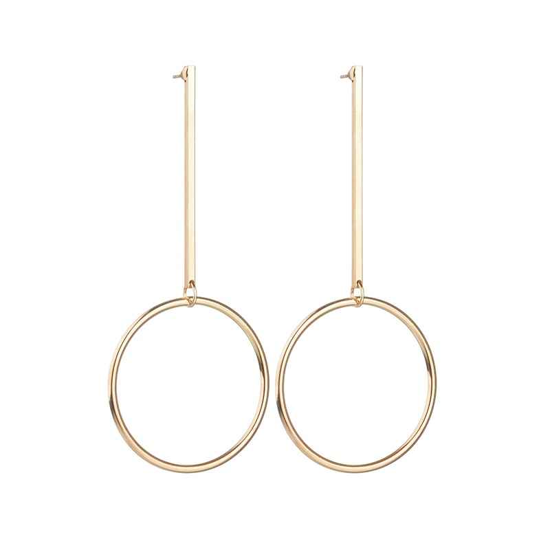Buy Femnmas Golden Long Earring - Purplle