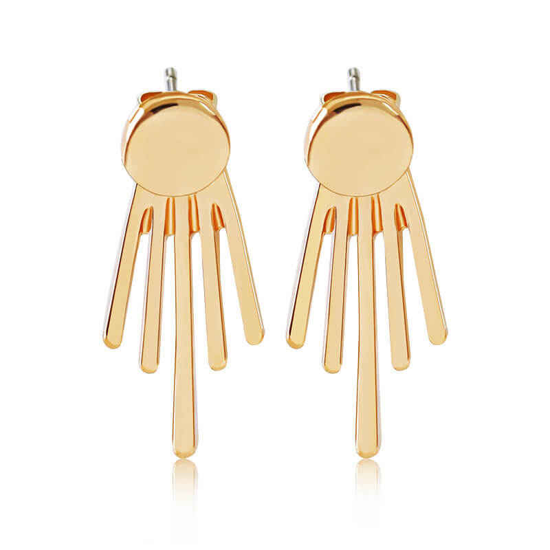 Buy Femnmas Golden Punk Ear Jacket - Purplle