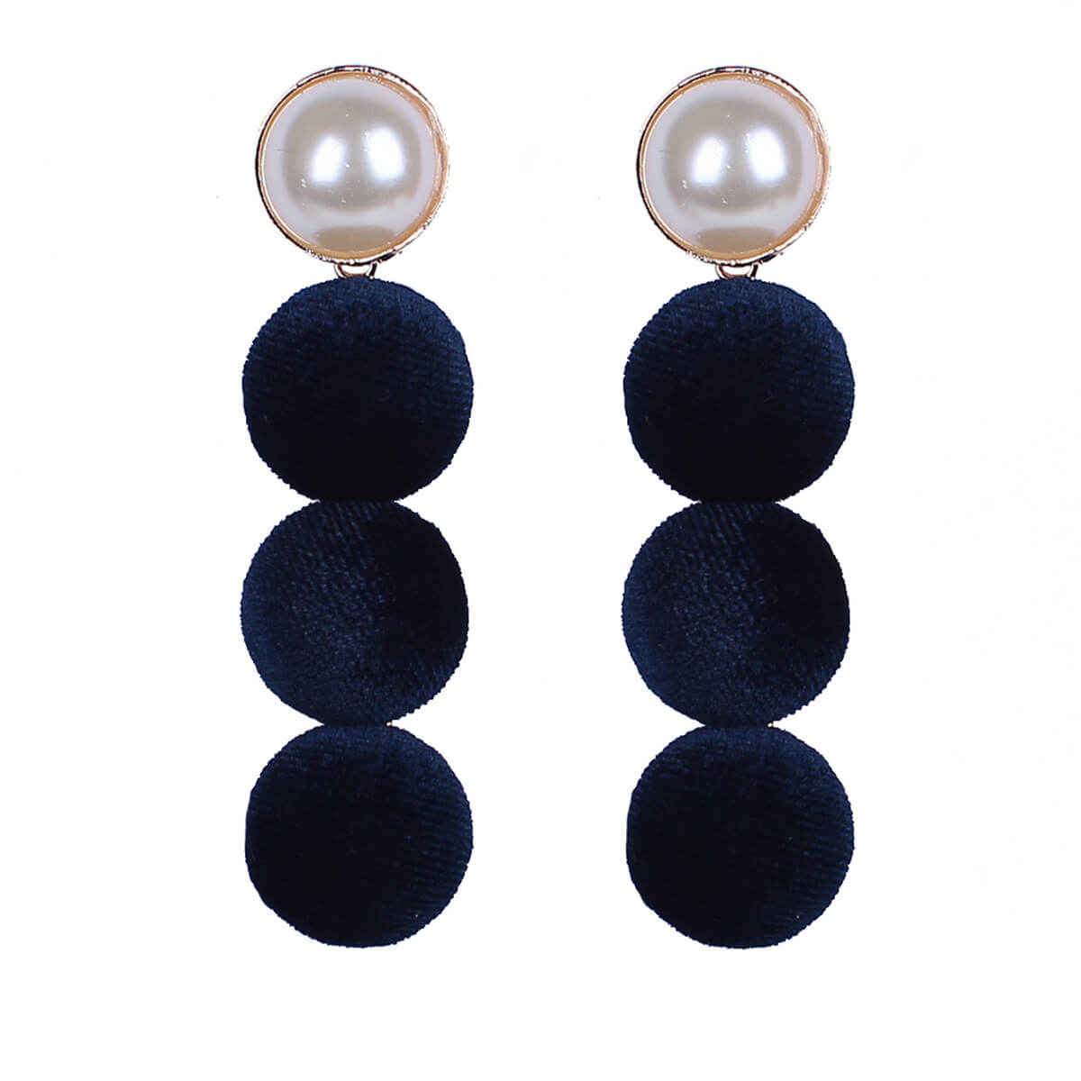 Buy Femnmas Navy Blue Cocktail Dress Fancy Earring - Purplle