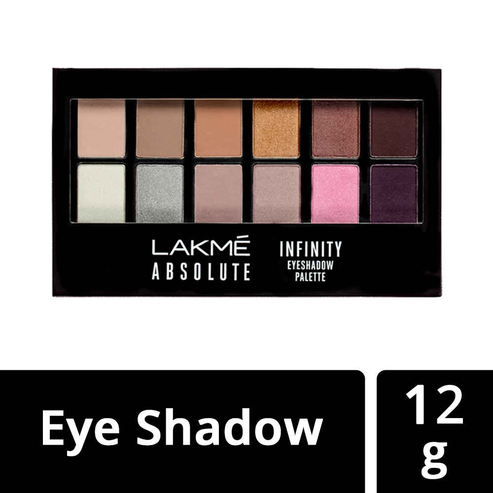 Buy Lakme Absolute Infinity Eye Shadow Palette, Soft Nudes (12 g) - Purplle