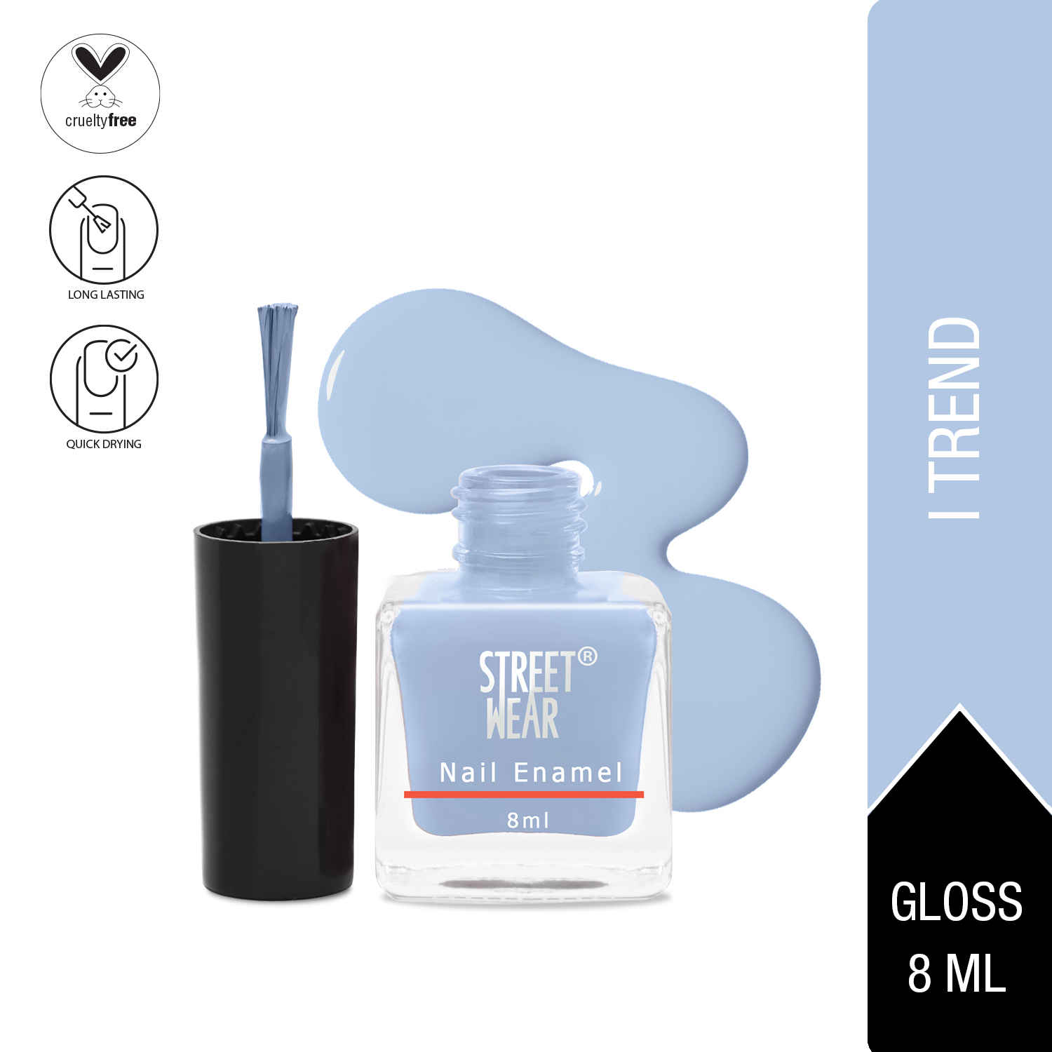 Buy STREET WEAR® Nail Enamel (Revamp) Pretty Girl Collection I Trend (8 ml) - Purplle