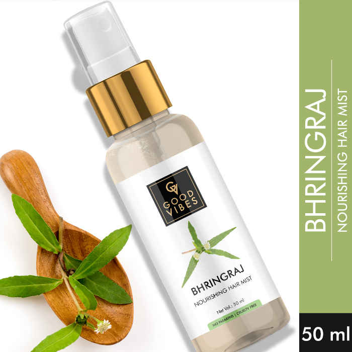 Buy Good Vibes Nourishing Hair Mist - Bhringraj (50ml) - Purplle