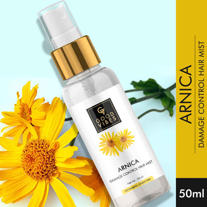Buy Good Vibes Damage Control Hair Mist - Arnica (50ml) - Purplle