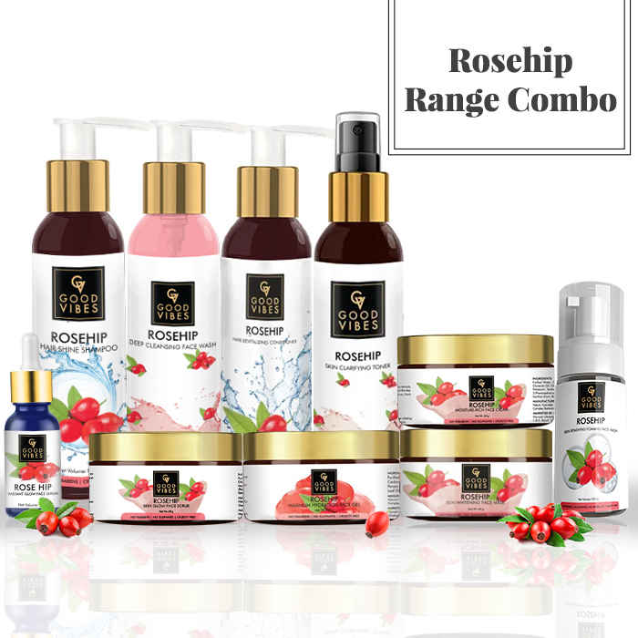 Buy Good Vibes Rosehip Range Combo - Purplle