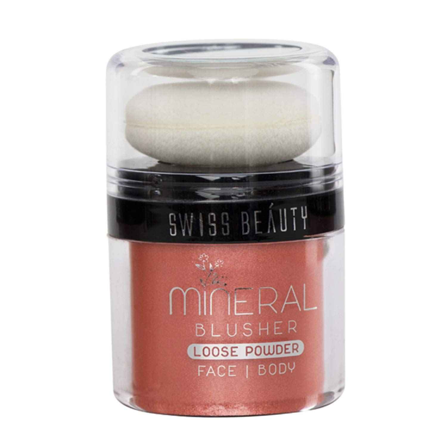 Buy Swiss Beauty Mineral Blusher Loose Powder Bronzer Pink Orange Face Body (12 g) (SB-03-05) - Purplle