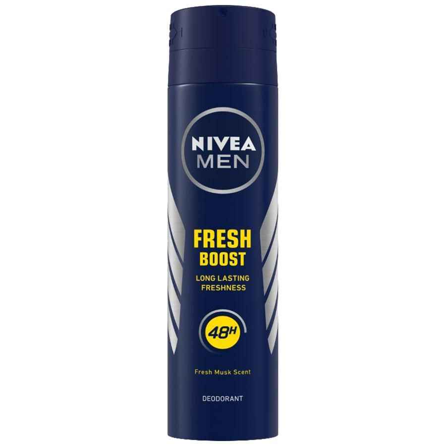 Buy Nivea Men Deodorant - Fresh Boost (150 ml) - Purplle