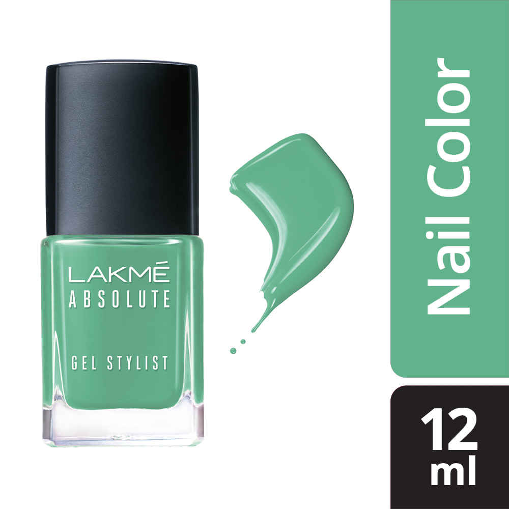 Buy Lakme Absolute Gel Stylist Nail Color, Verdure (12 ml) - Purplle