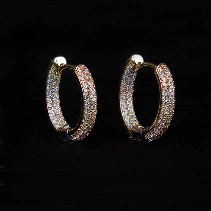 Buy Queen Be Iridescent Etched Earrings - Purplle
