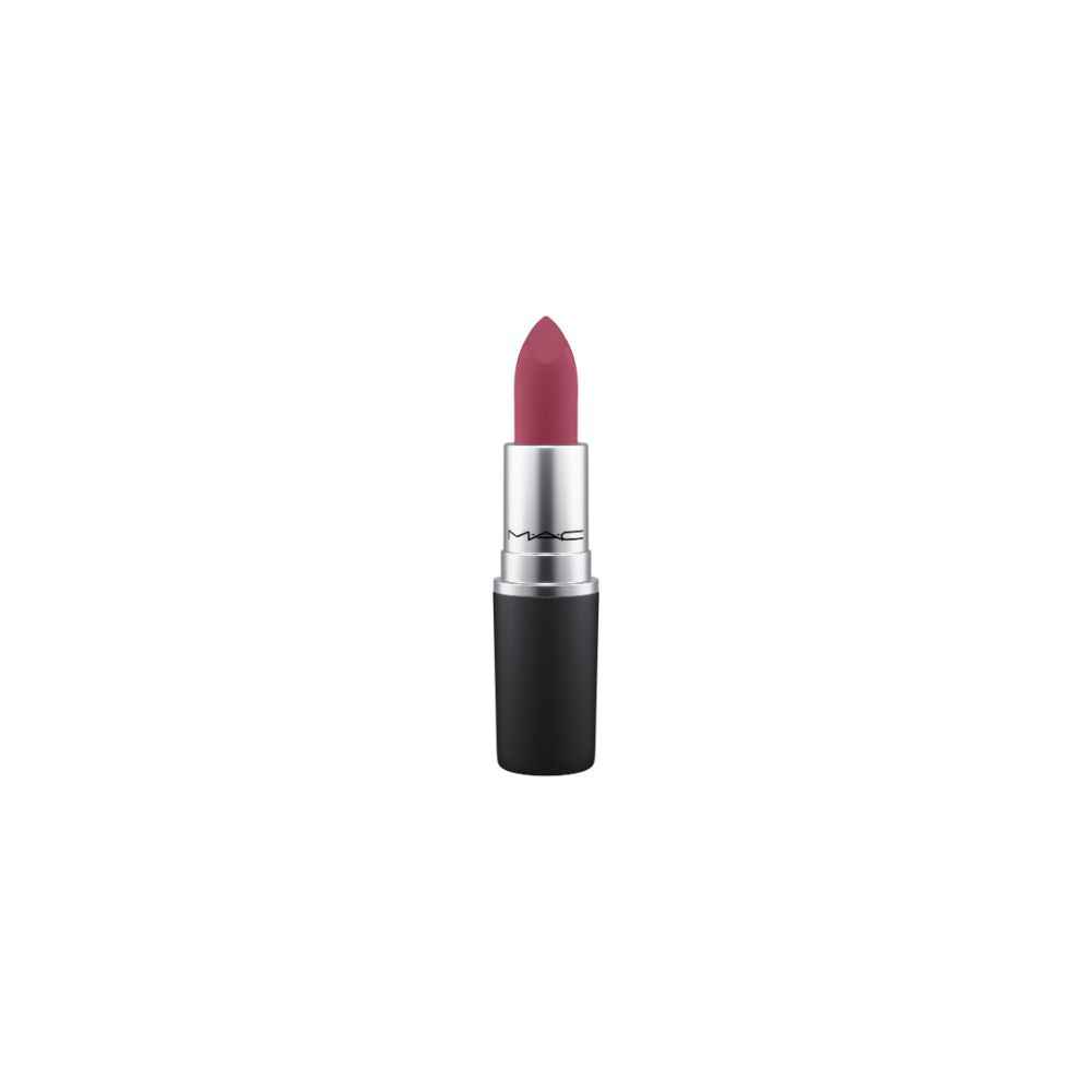 Buy M.A.C Powder Kiss Lipstick Burning Love (3 g) - Purplle