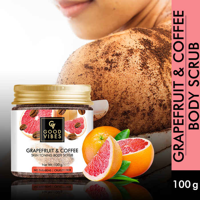 Buy Good Vibes Skin Toning Body Scrub - Grapefruit and Coffee (100 gm) - Purplle