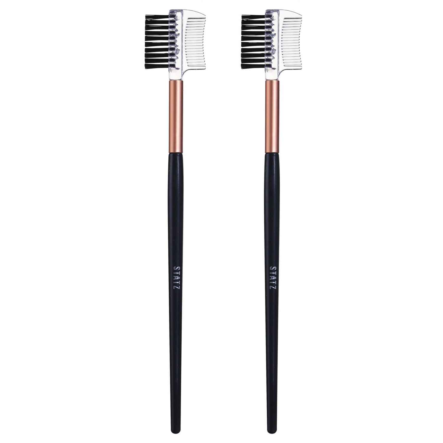 Buy Gary Statz Ergonomic Professional 2 in 1 EyeBrow Brush - Combo Pack of 2 - Purplle