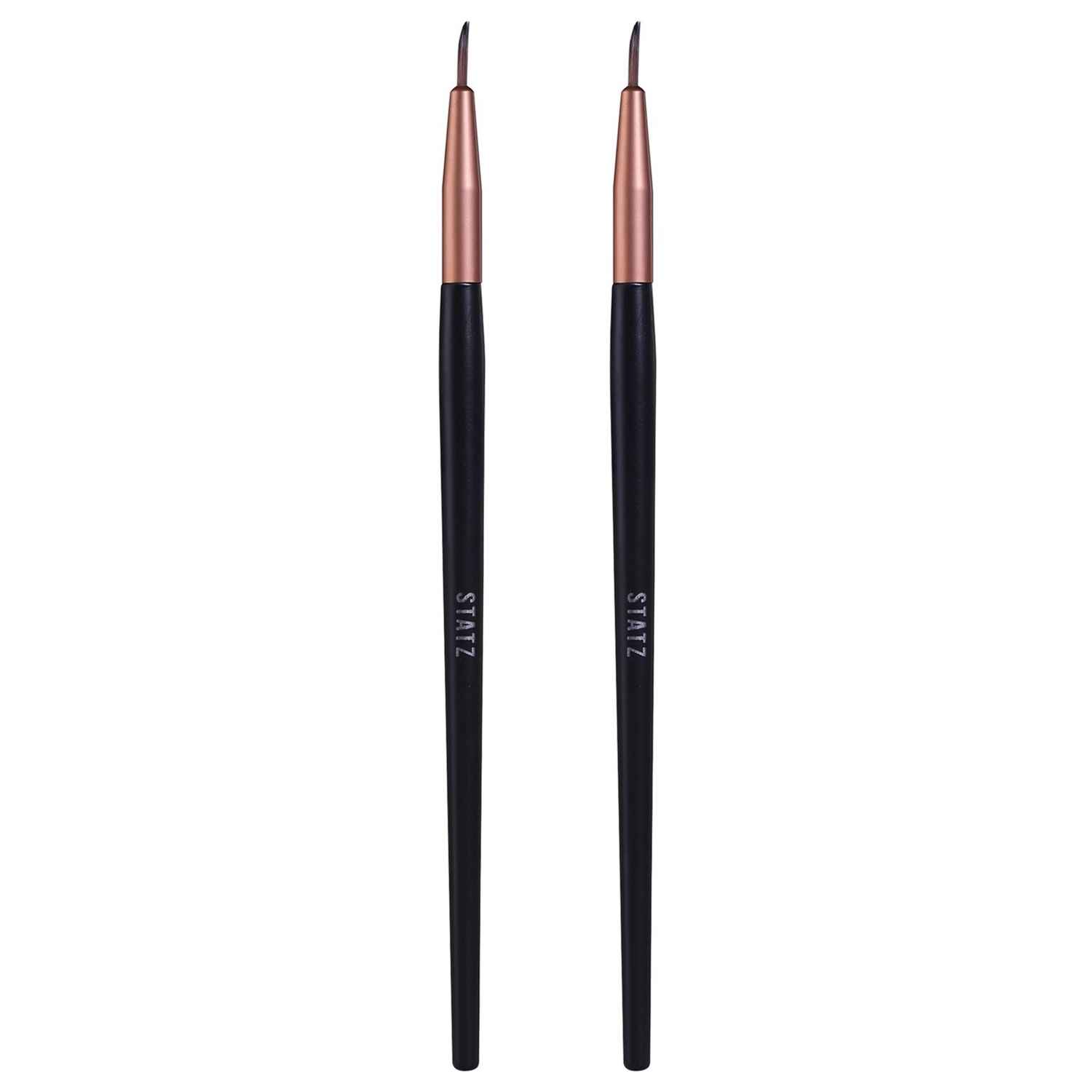 Buy Gary Statz Ergonomic Professional Makeup - Eye Liner Brush (Combo Pack of 2) - Purplle