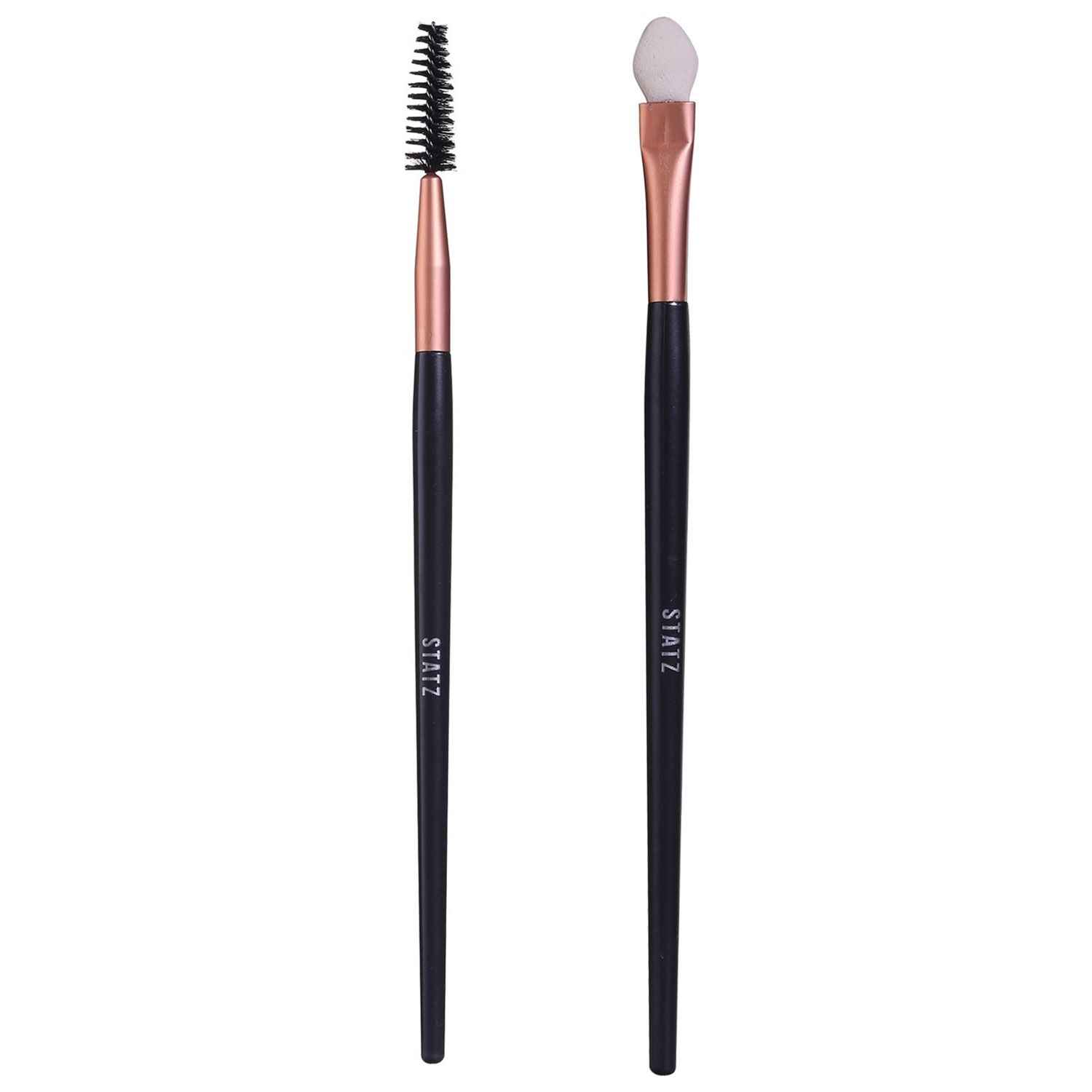 Buy Gary Statz Ergonomic Professional Mascara Brush & Eye Shadow Applicator - Combo Pack of 2 - Purplle