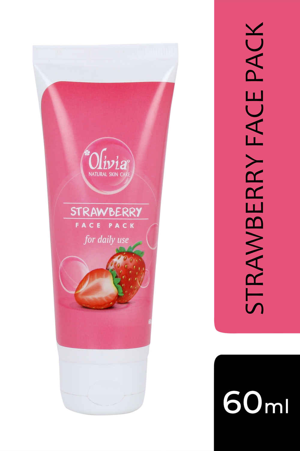 Buy Olivia Herbal Strawberry Face Pack Natural Skin Care (60 gm) - Purplle