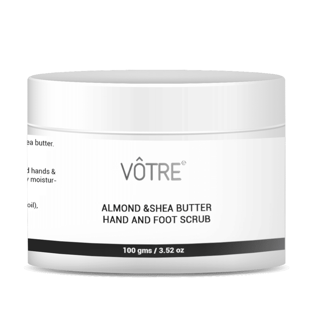Buy Votre Almond & Shea Butter Hand And Foot Scrub (100 gm) Jar - Purplle