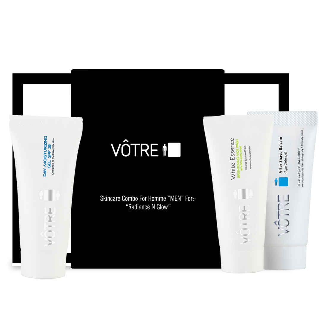 Buy Votre Skincare Combo For Homme " Men " " Radiance N Glow"(90 gm) - Purplle
