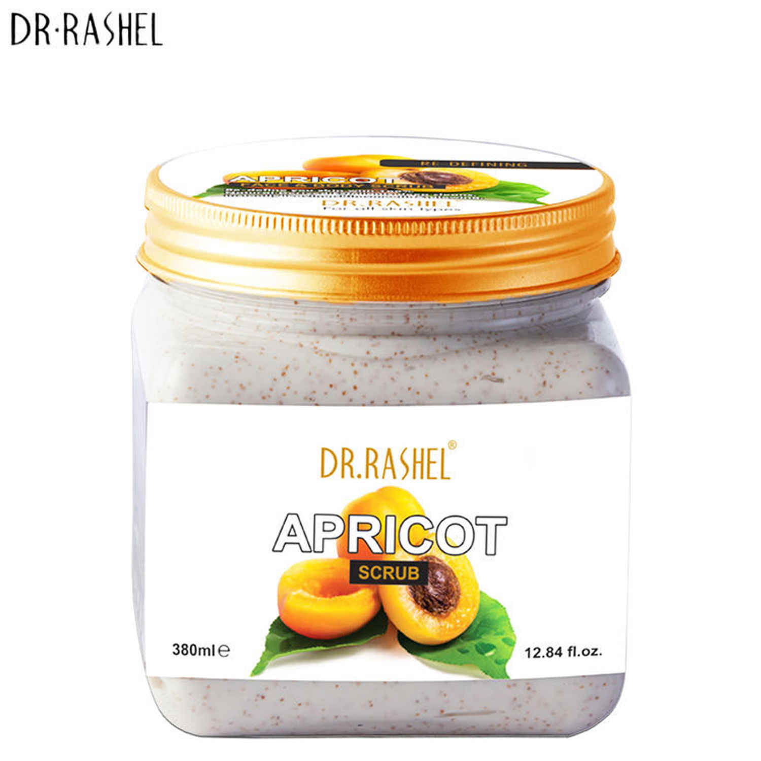 Buy Dr.Rashel Re-Defining Apricot Face and Body Scrub For All Skin Types (380 ml) - Purplle