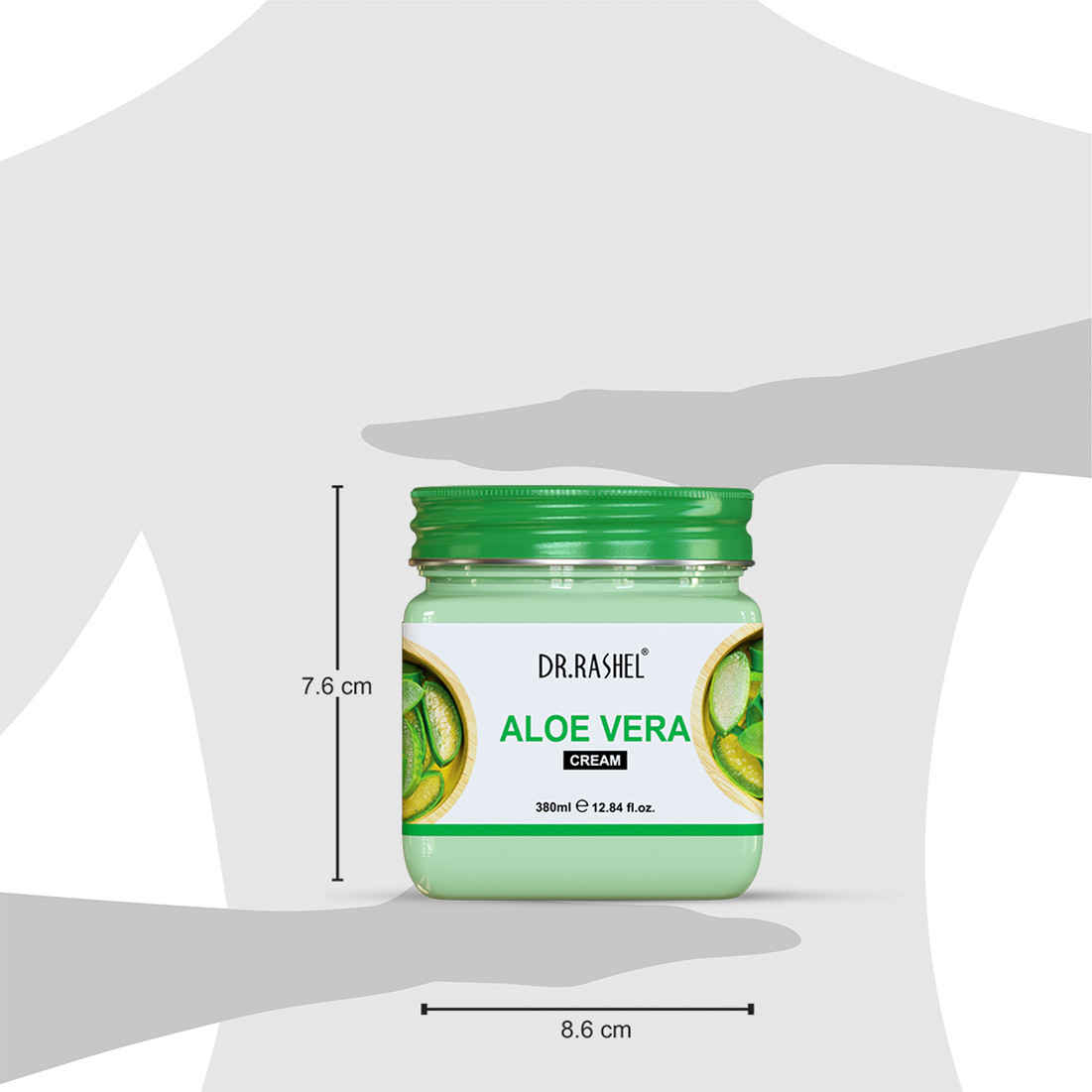 Buy Dr.Rashel Moisturizing Aloe Vera Face and Body Cream For All Skin Types (380 ml) - Purplle