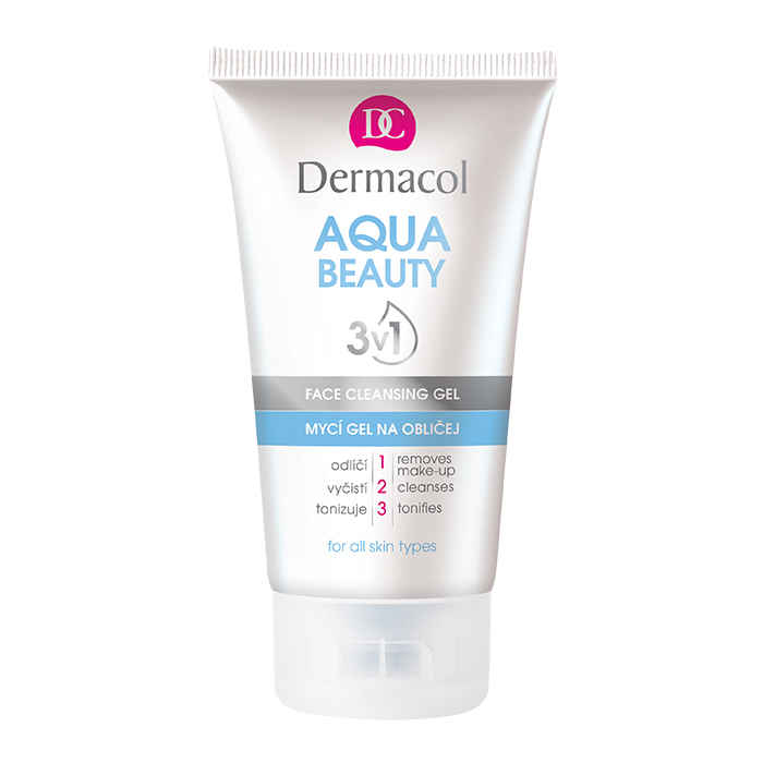 Buy Dermacol Aqua Beauty 3-in-1 face cleansing gel - Purplle