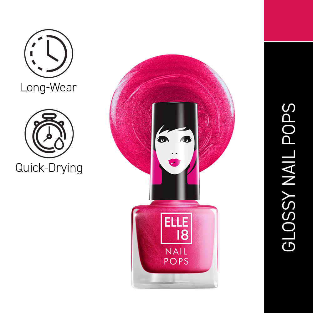 Buy Elle18 Nail Pops Nail Color - Shade 122 (5 ml) - Purplle