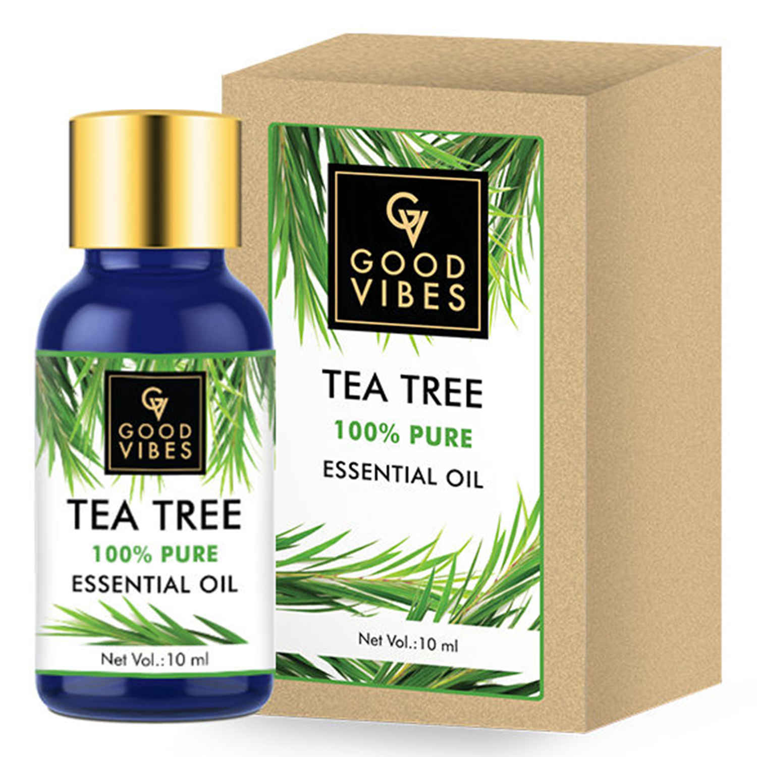 Buy Good Vibes 100% Pure Essential Oil - Tea Tree (10 ml) - Purplle