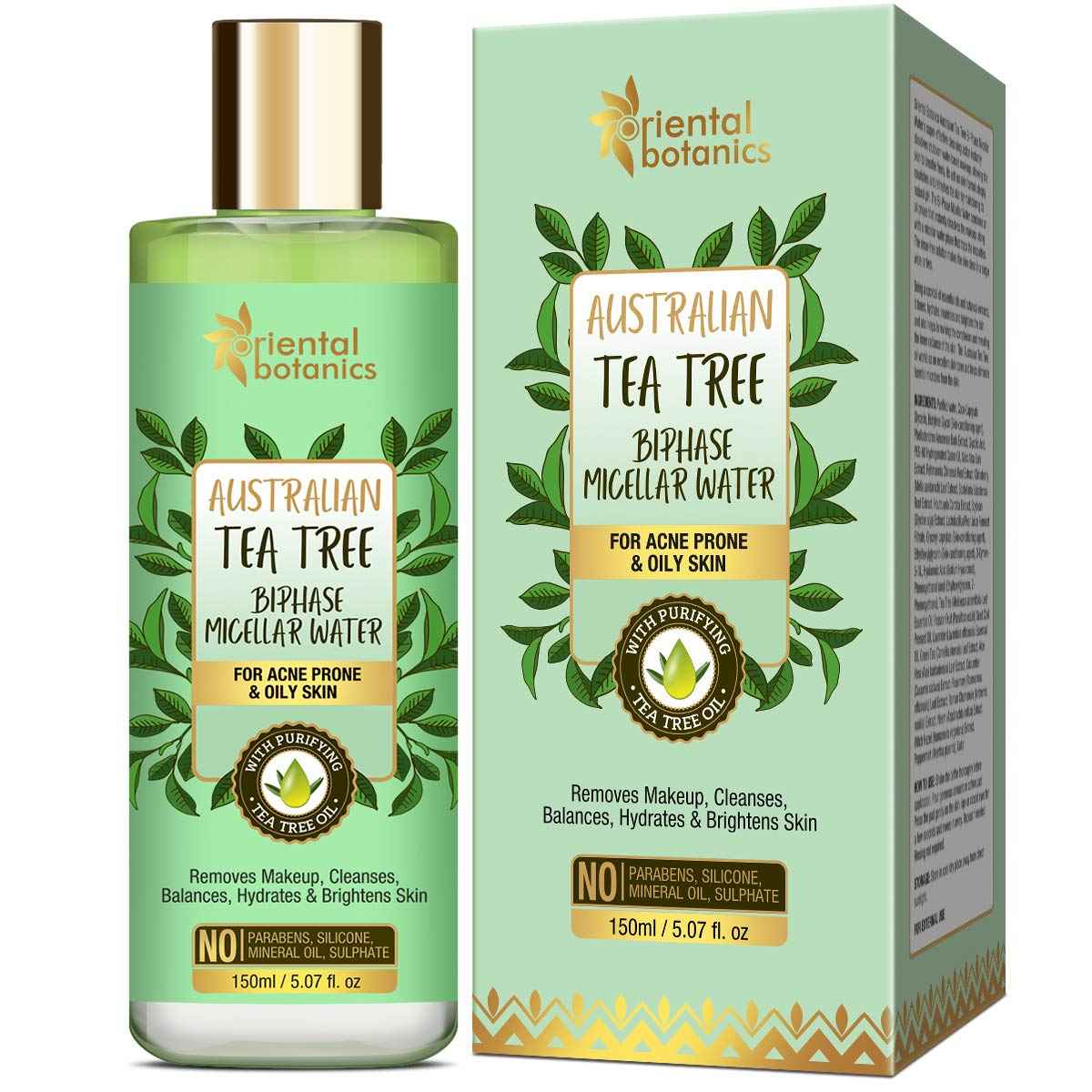 Buy Oriental Botanics Australian Tea Tree Bi-Phase Micellar Water 150ml - Purplle