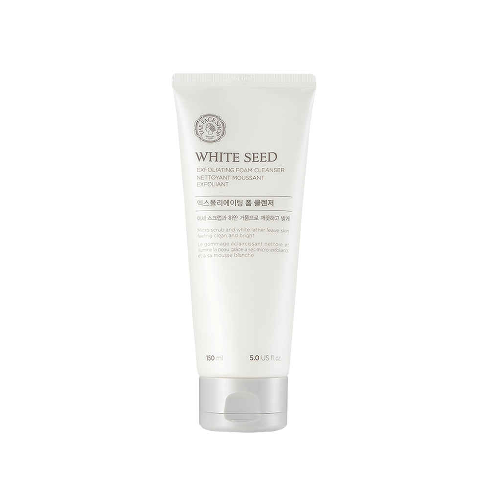 Buy The Face Shop White Seed Exfoliating Cleansing Foam (150 ml) - Purplle