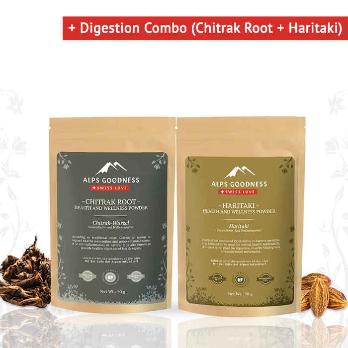 Buy Alps Goodness Digestion Enhancing Powders (Chitrak Root + Haritaki) - Purplle