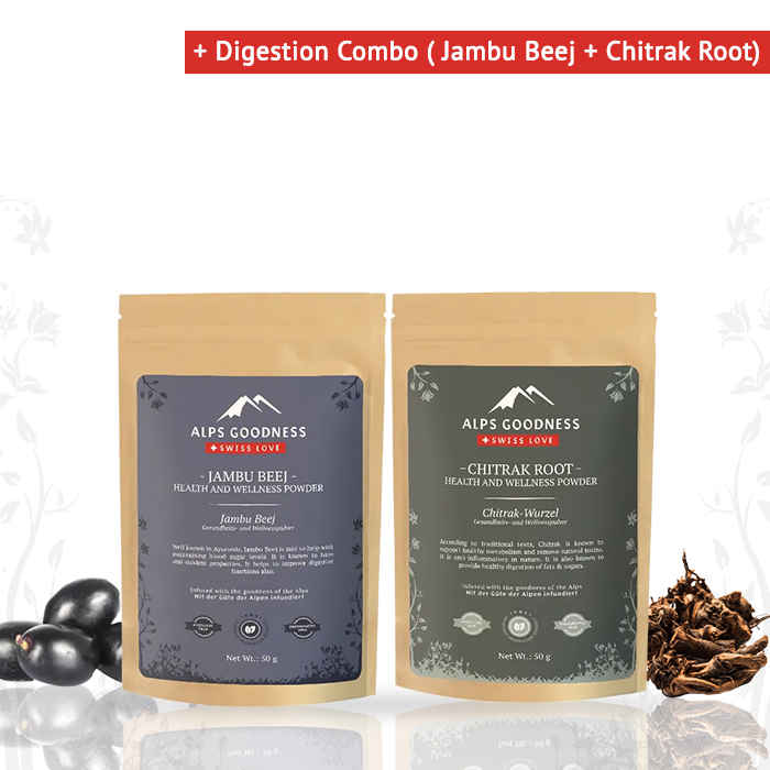 Buy Alps Goodness Digestion Enhancing Powders (Jambu Beej + Chitrak Root) - Purplle
