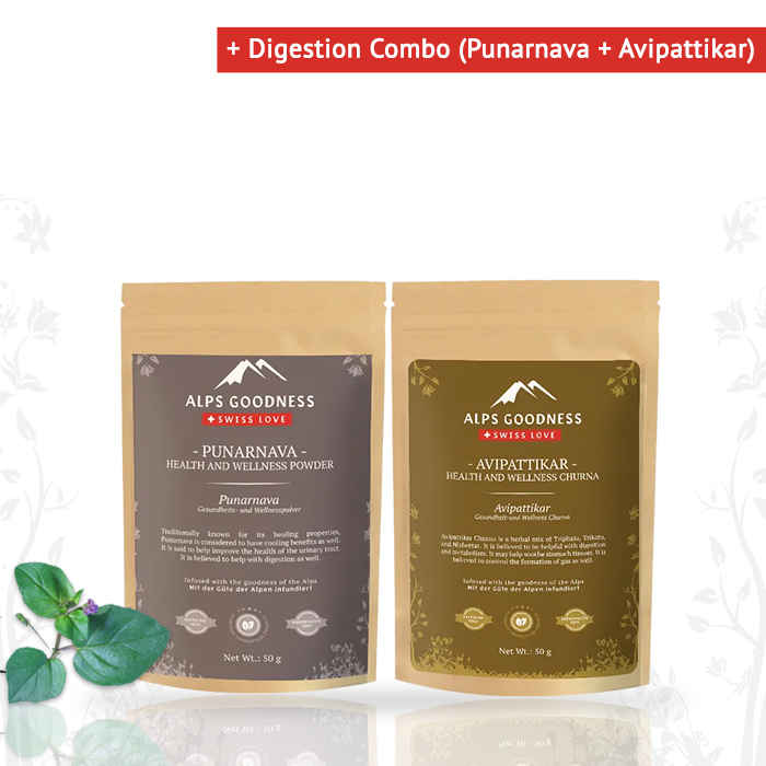 Buy Alps Goodness Digestion Improving Powders (Punarnava + Avipattikar) - Purplle