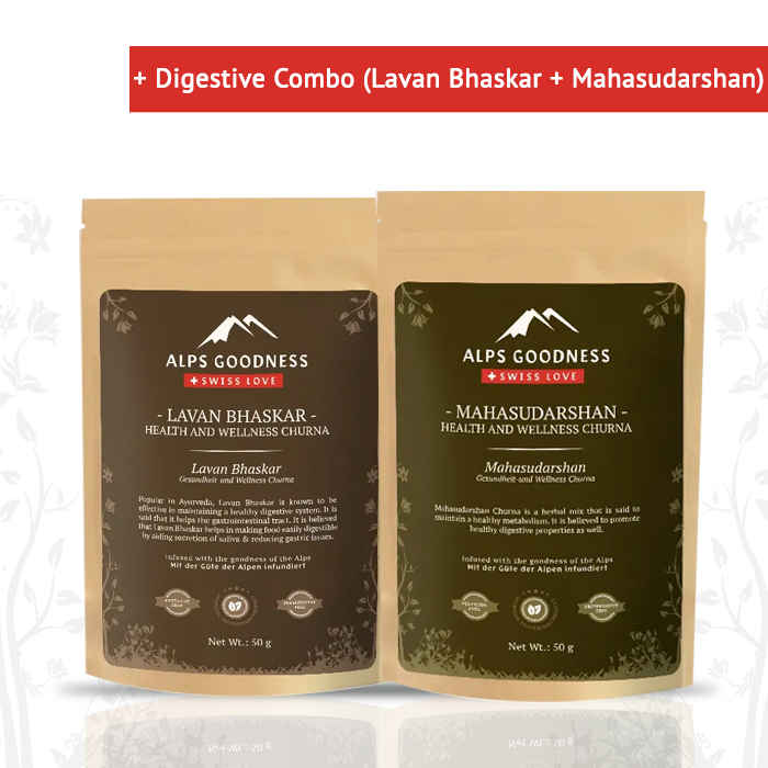 Buy Alps Goodness Digestion Enhancing Powders (Lavan Bhaskar + Mahasudarshan) - Purplle