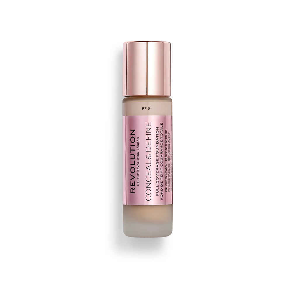 Buy Makeup Revolution Conceal & Define Foundation F7.5 (23 ml) - Purplle