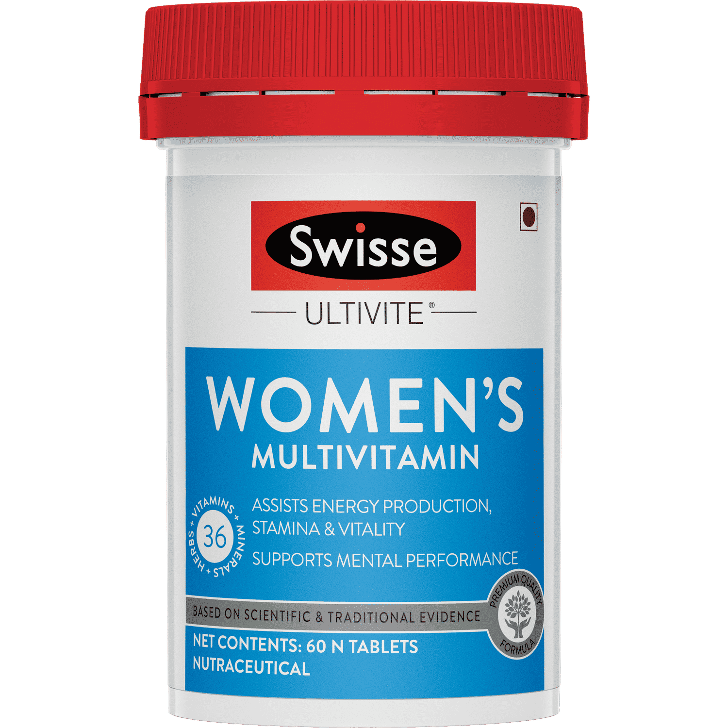 Buy Swisse Ultivite Women's Multivitamin (36 Herbs, Vitamins & Minerals)  for Energy, Stamina, Vitality and Mental Performance - 60 Tablets - Purplle