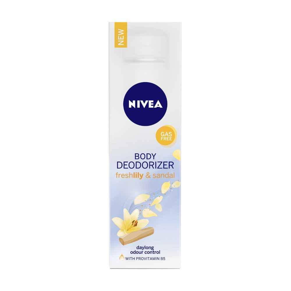 Buy Nivea Body Deodorizer Fresh Lily and Sandal (120 ml) - Purplle