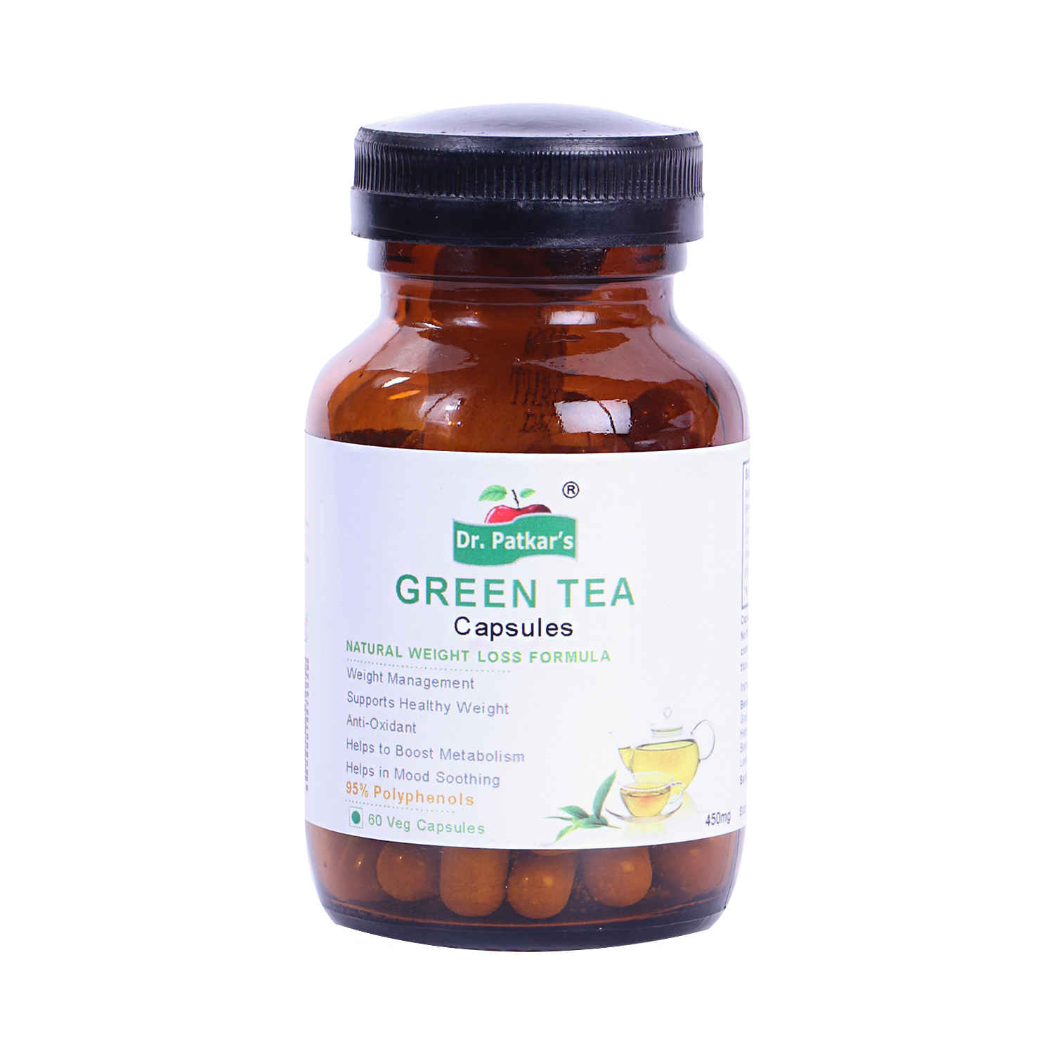 Buy Dr.Patkar's Green Tea (Set of 60 Veg Capsules) - Purplle