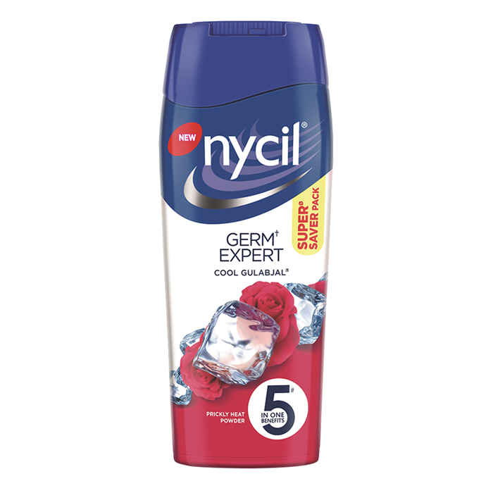 Buy Nycil Cool Gulabjal, Prickly Heat Powder (400 g) - Purplle